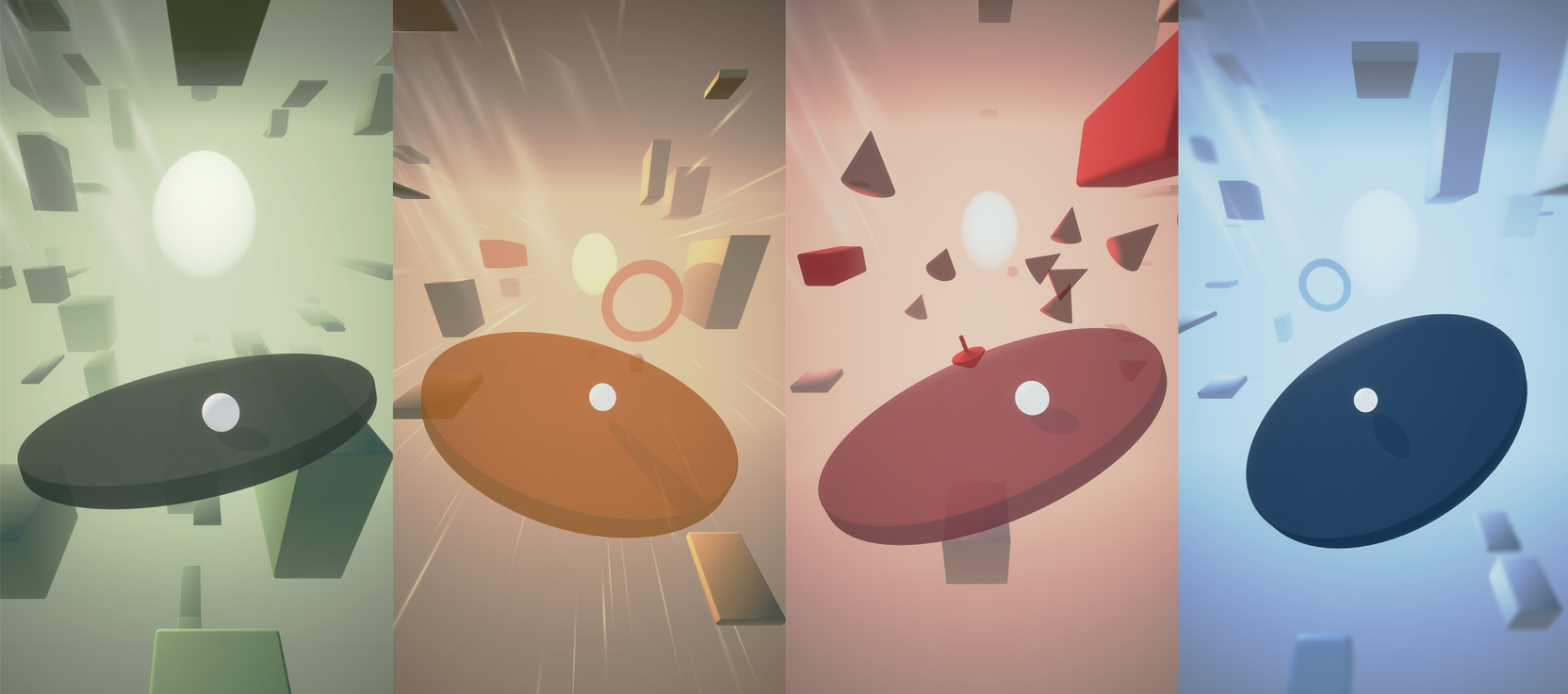 Life Balance Station, four colour states