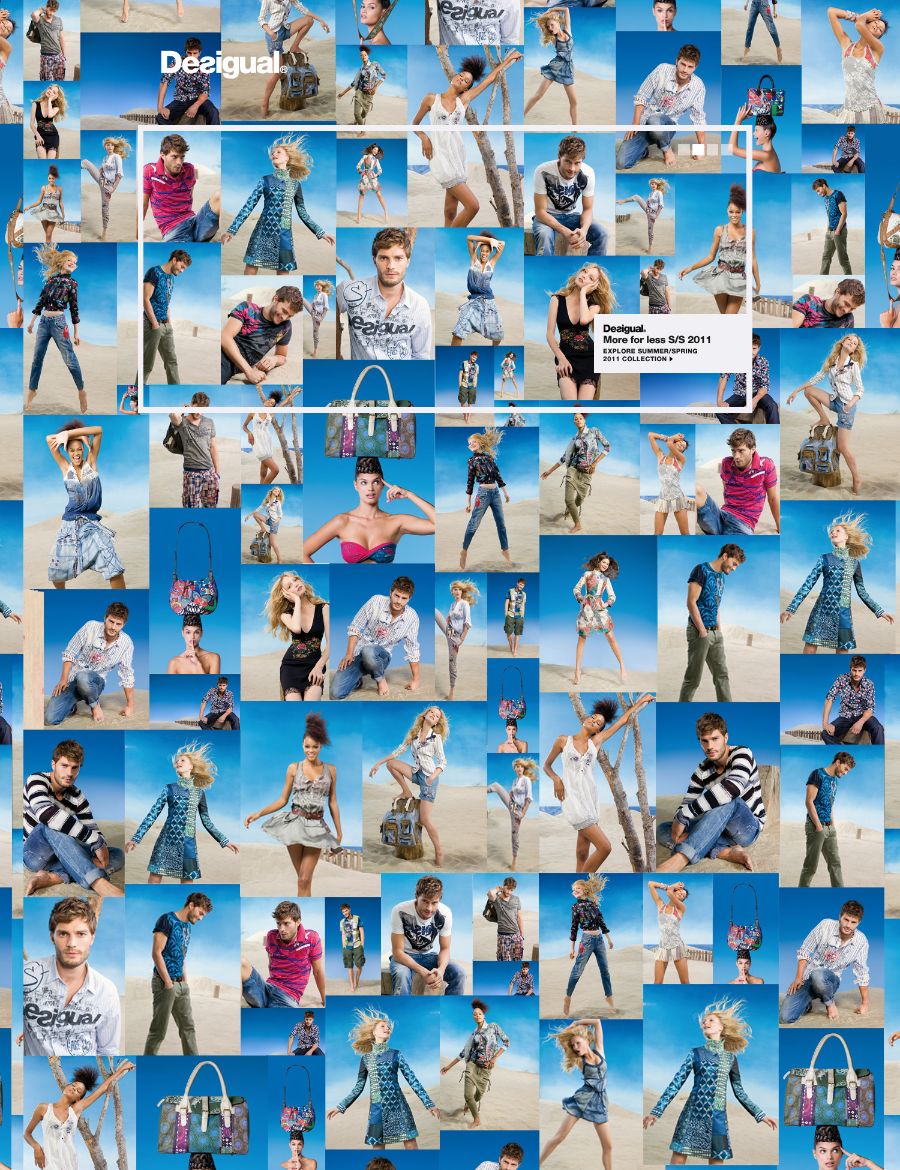 Desigual campaign grid