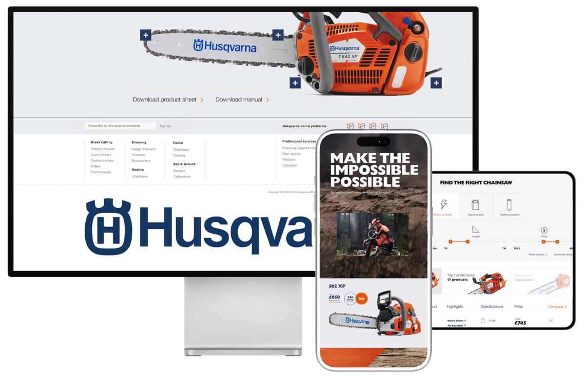 Husqvarna across devices