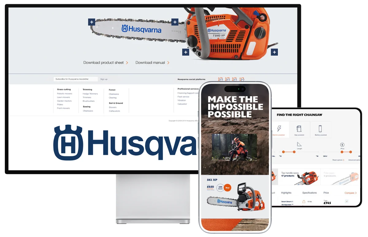 Husqvarna across devices