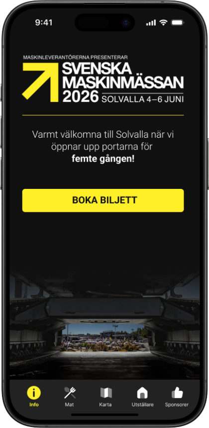 Maskinmässan start
